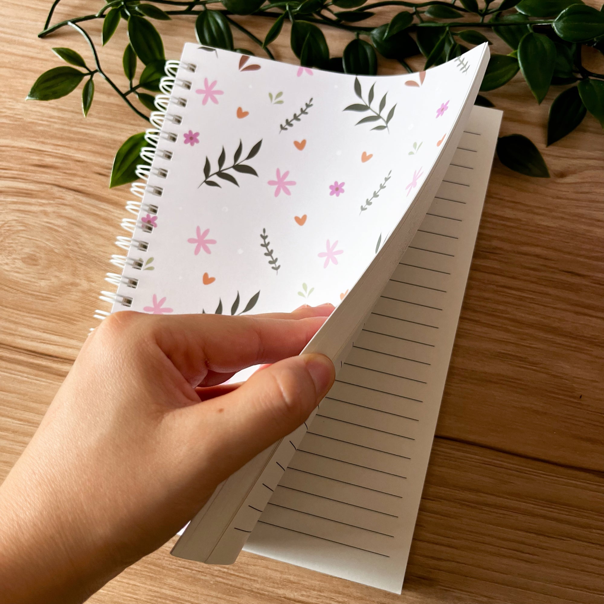 SGC Collection Pink Floral A5 Notebook