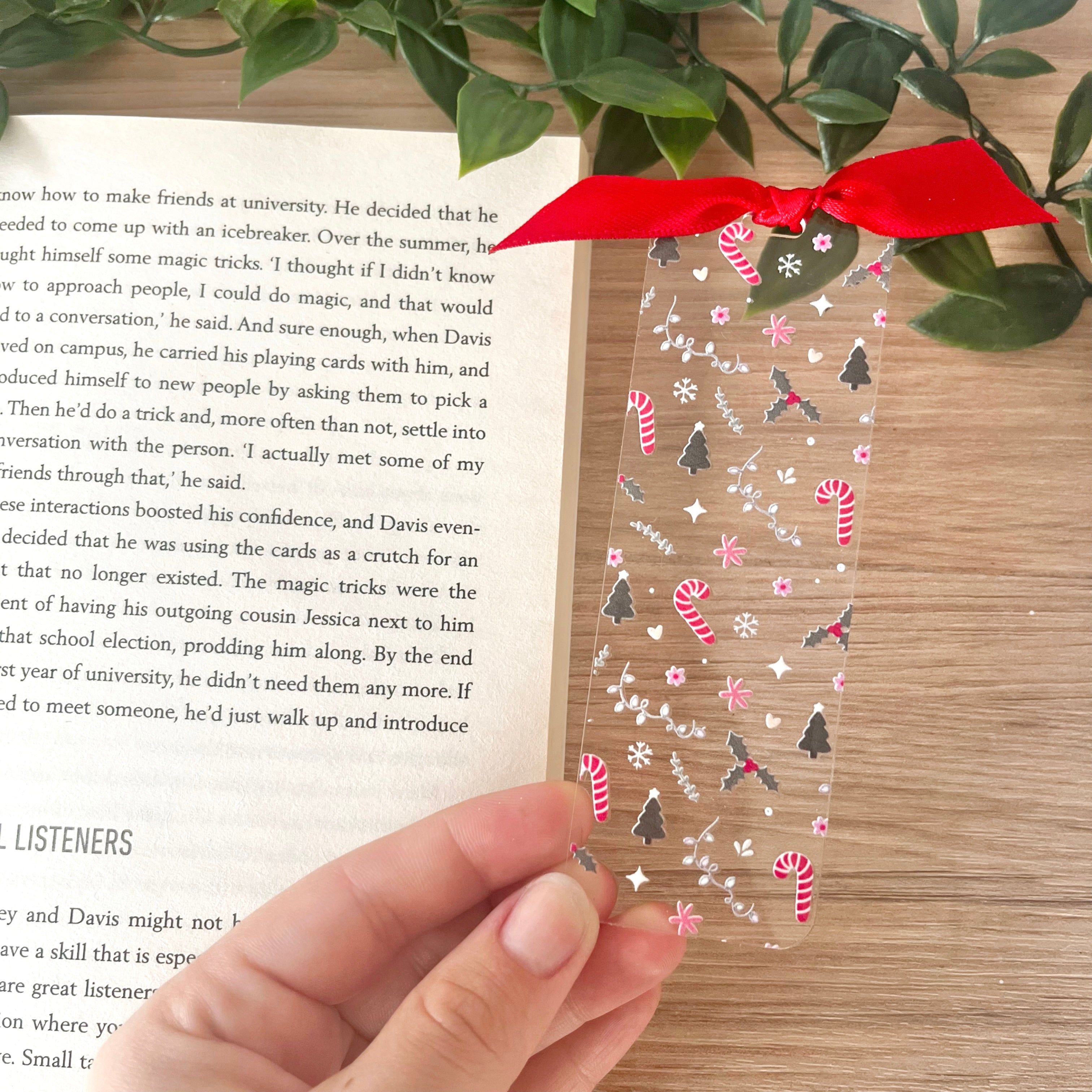 Gardenia Acrylic Bookmark – Created By Christine