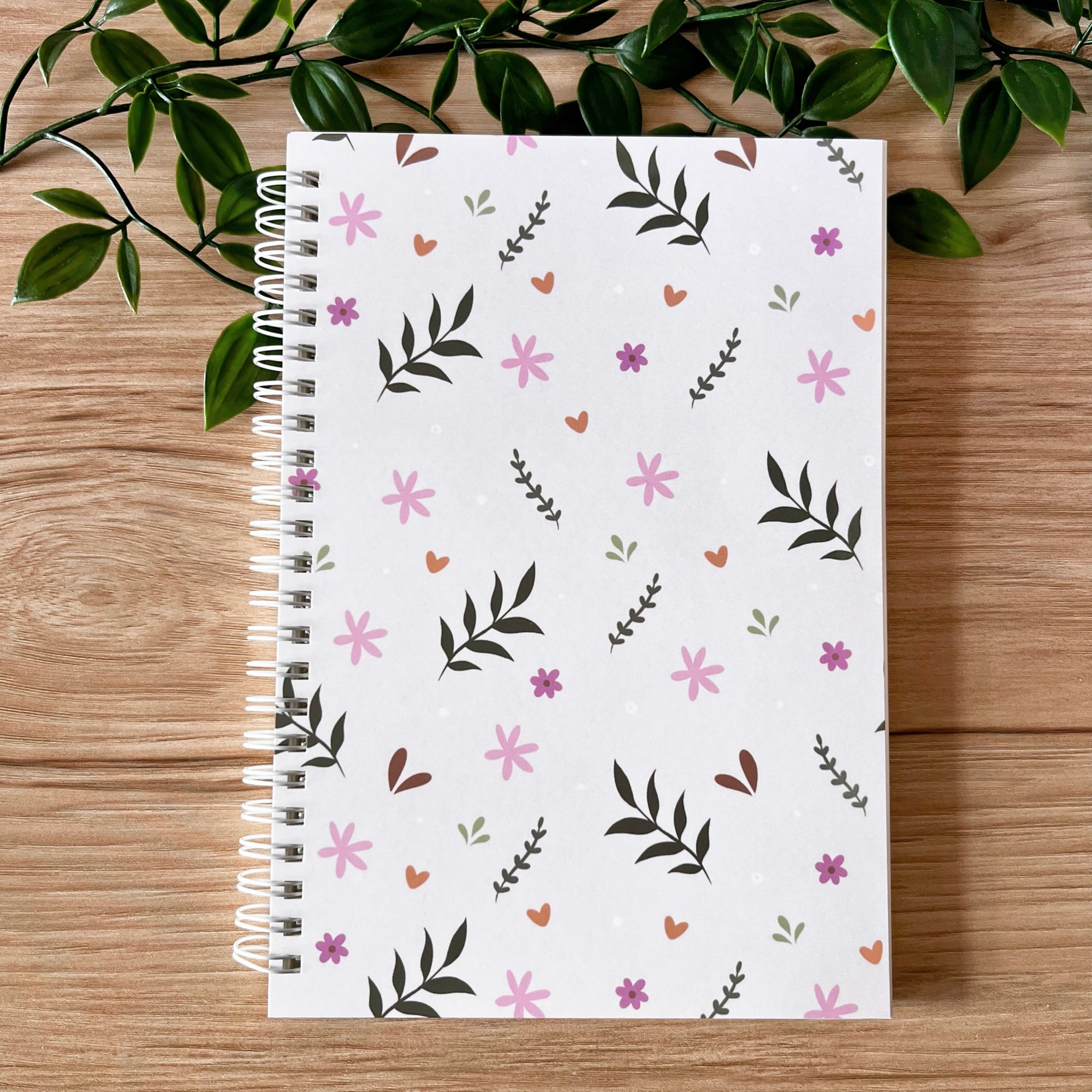 SGC Collection Pink Floral A5 Notebook