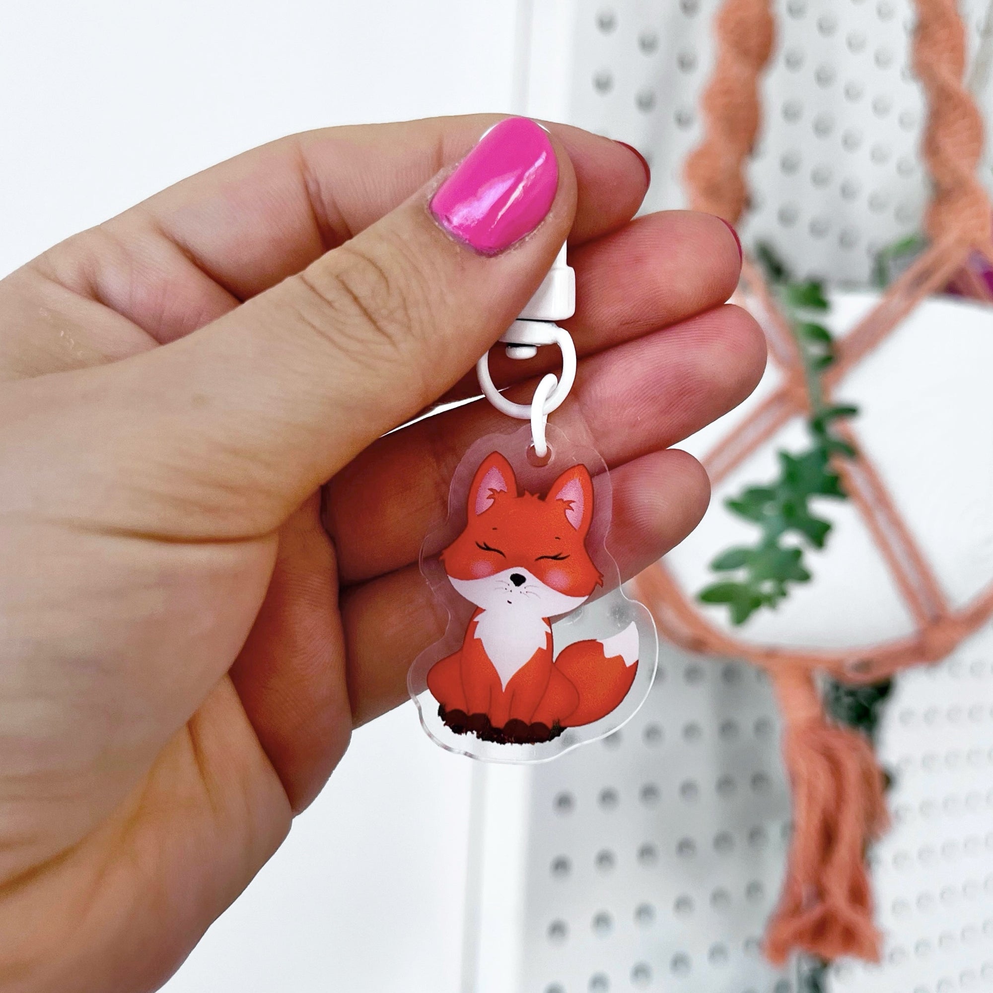 Fox Acrylic Keychain