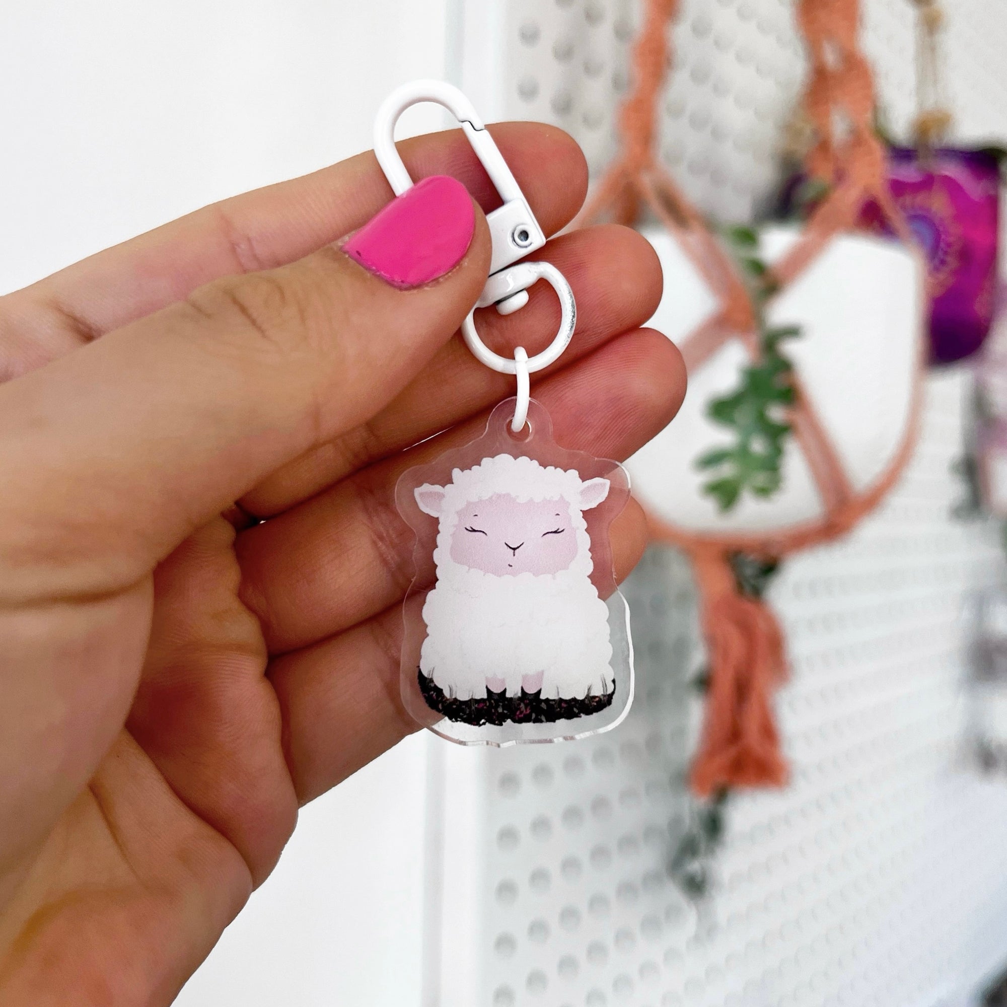 Sheep Acrylic Keychain