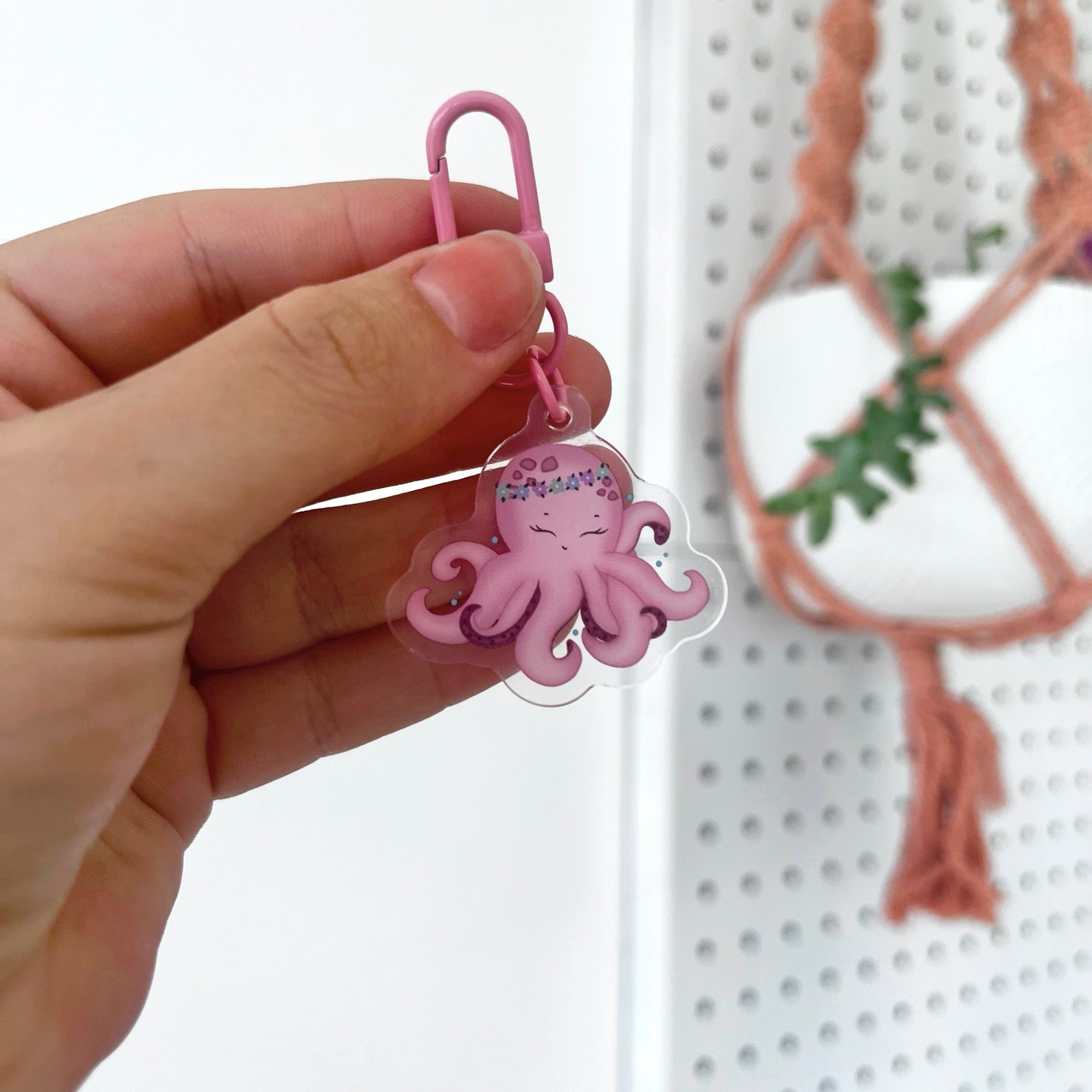 Octopus Acrylic Keychain