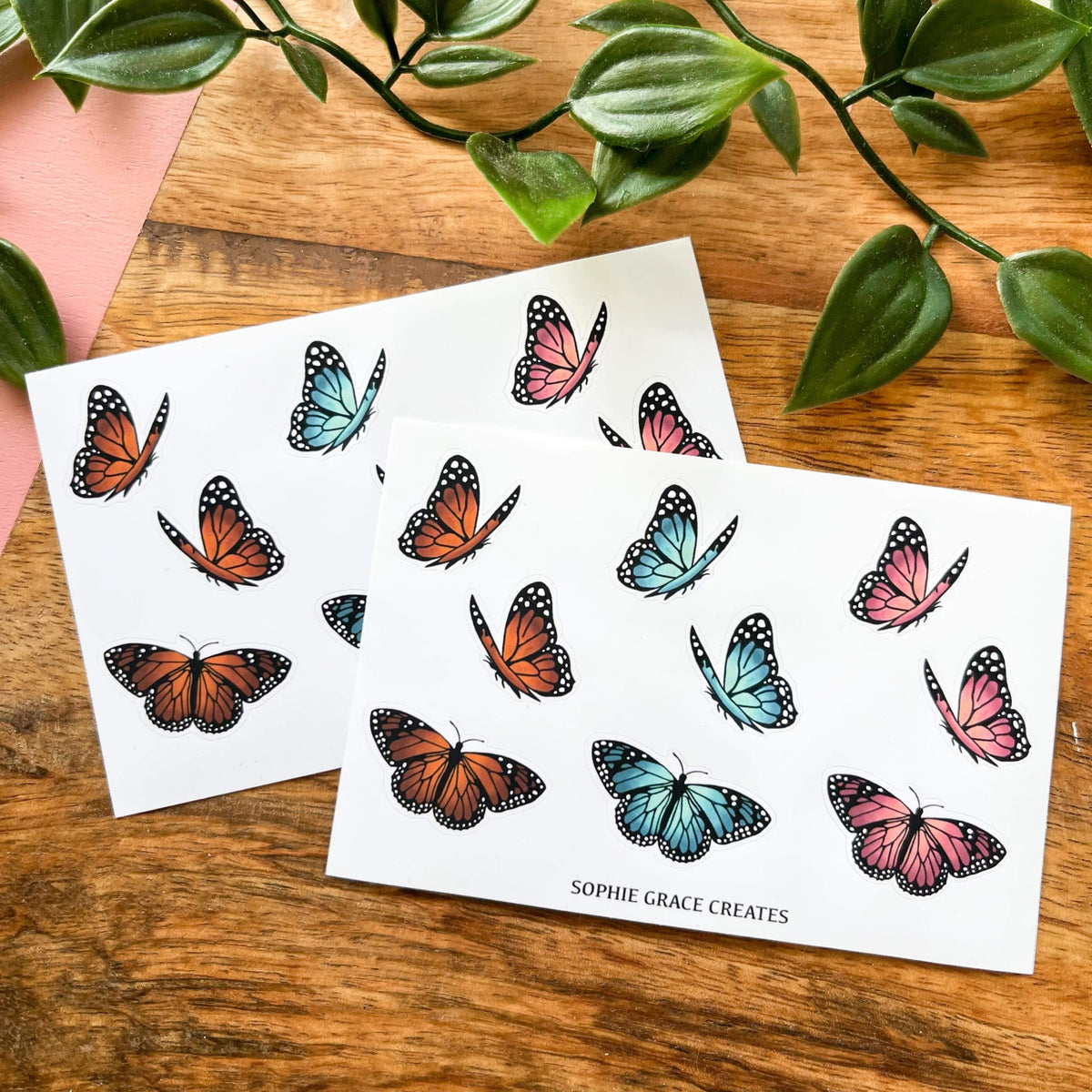 MiniLou Fly Away Butterfly Stickers – carinagardnershop