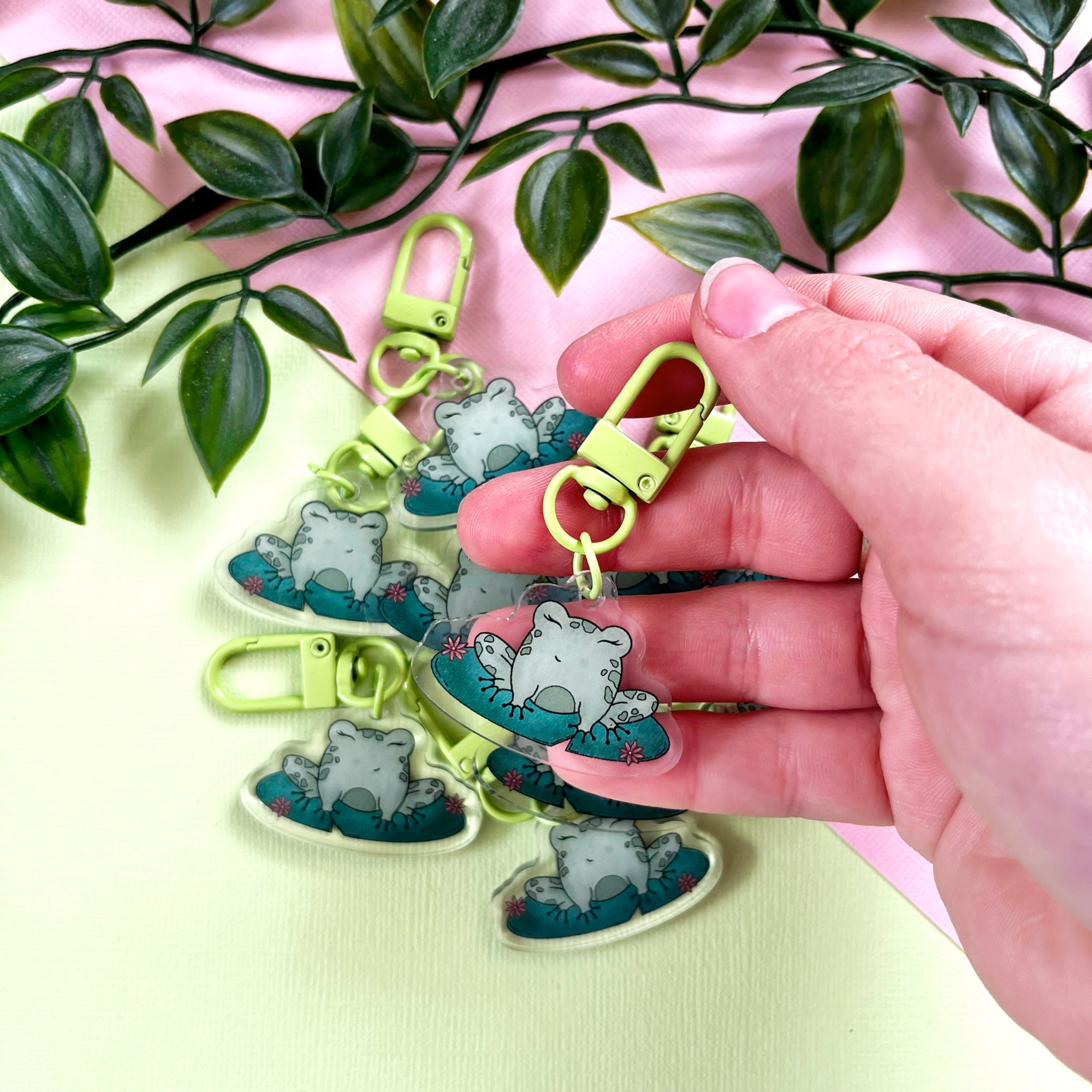 Frog Acrylic Keychain