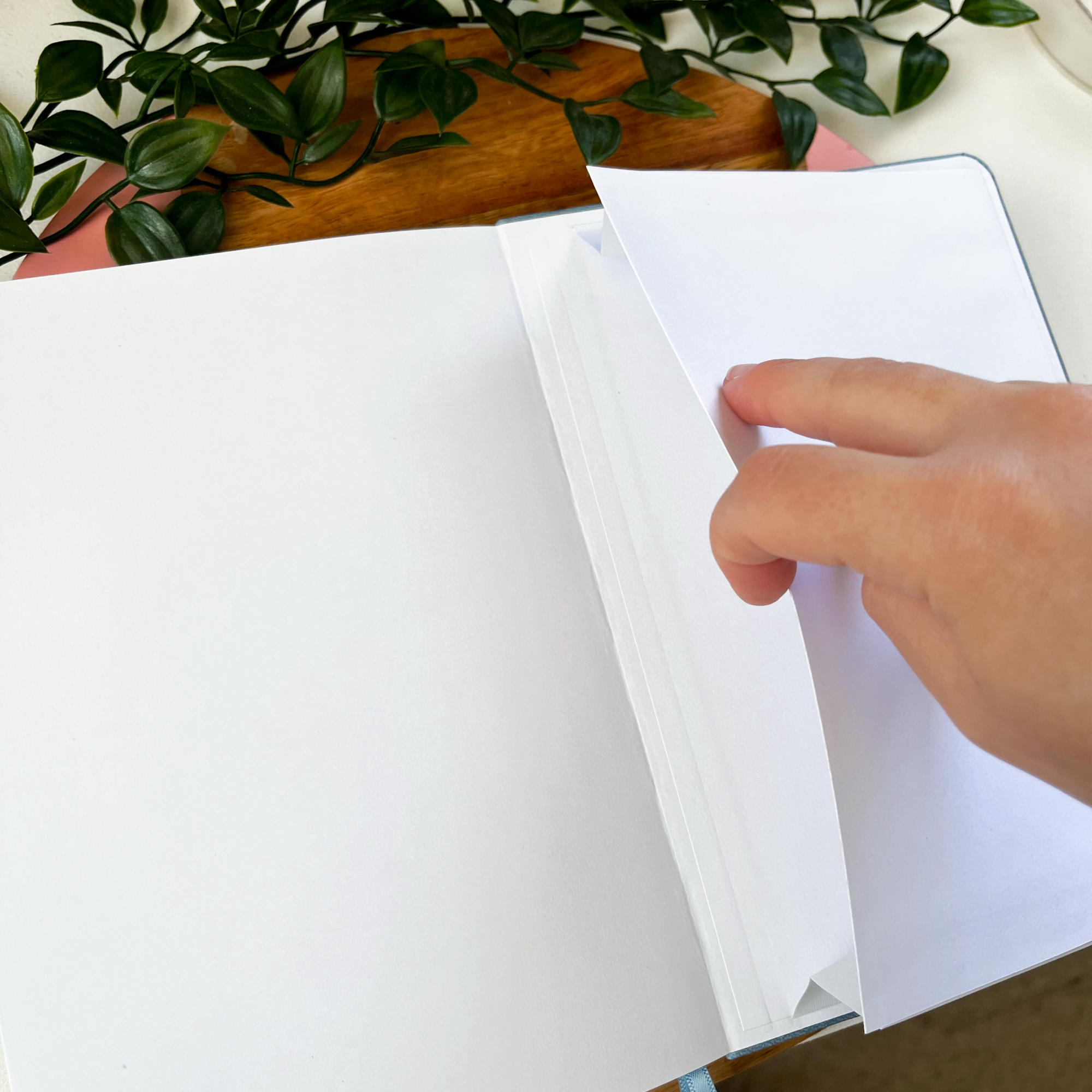 Gold Blueberry Blue Grid Dot Journal