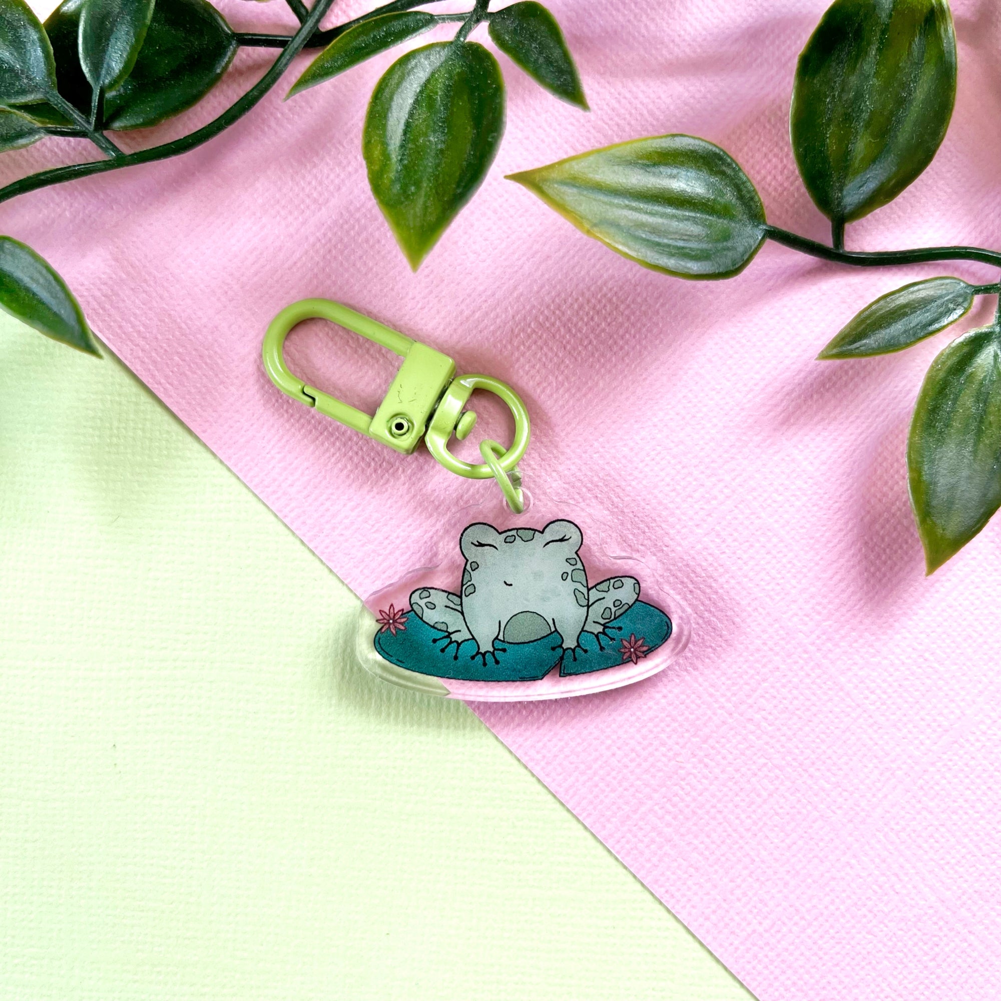 Frog Acrylic Keychain
