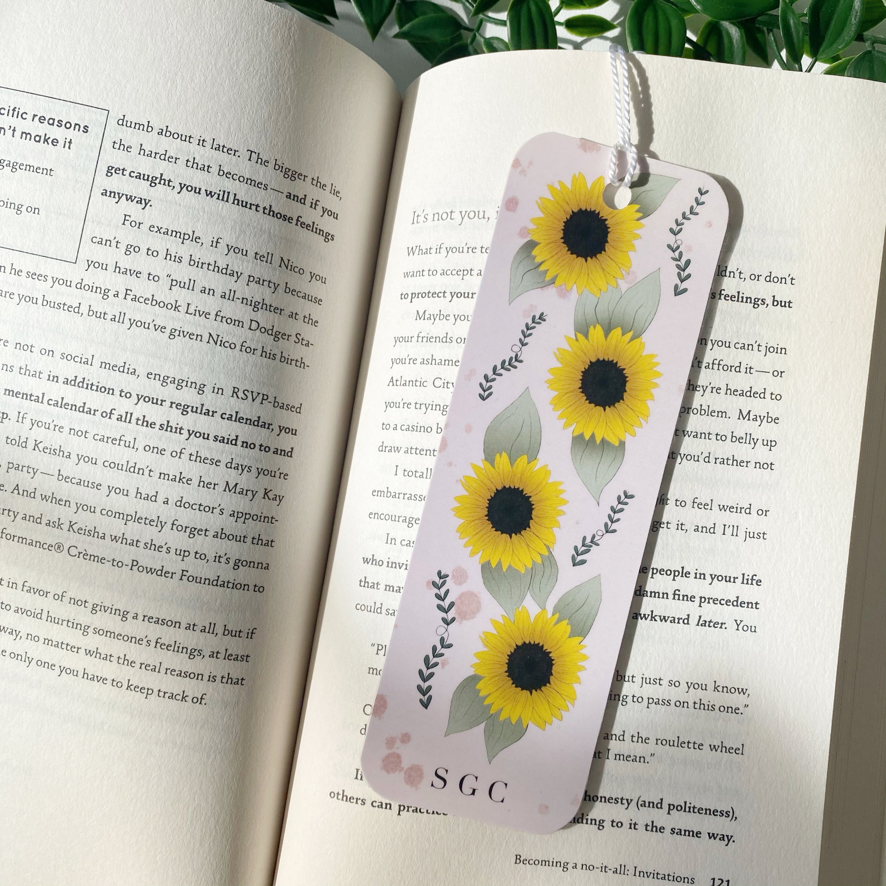 Sunflower and Monarch Butterfly Bookmark with Tassel – The Library Store