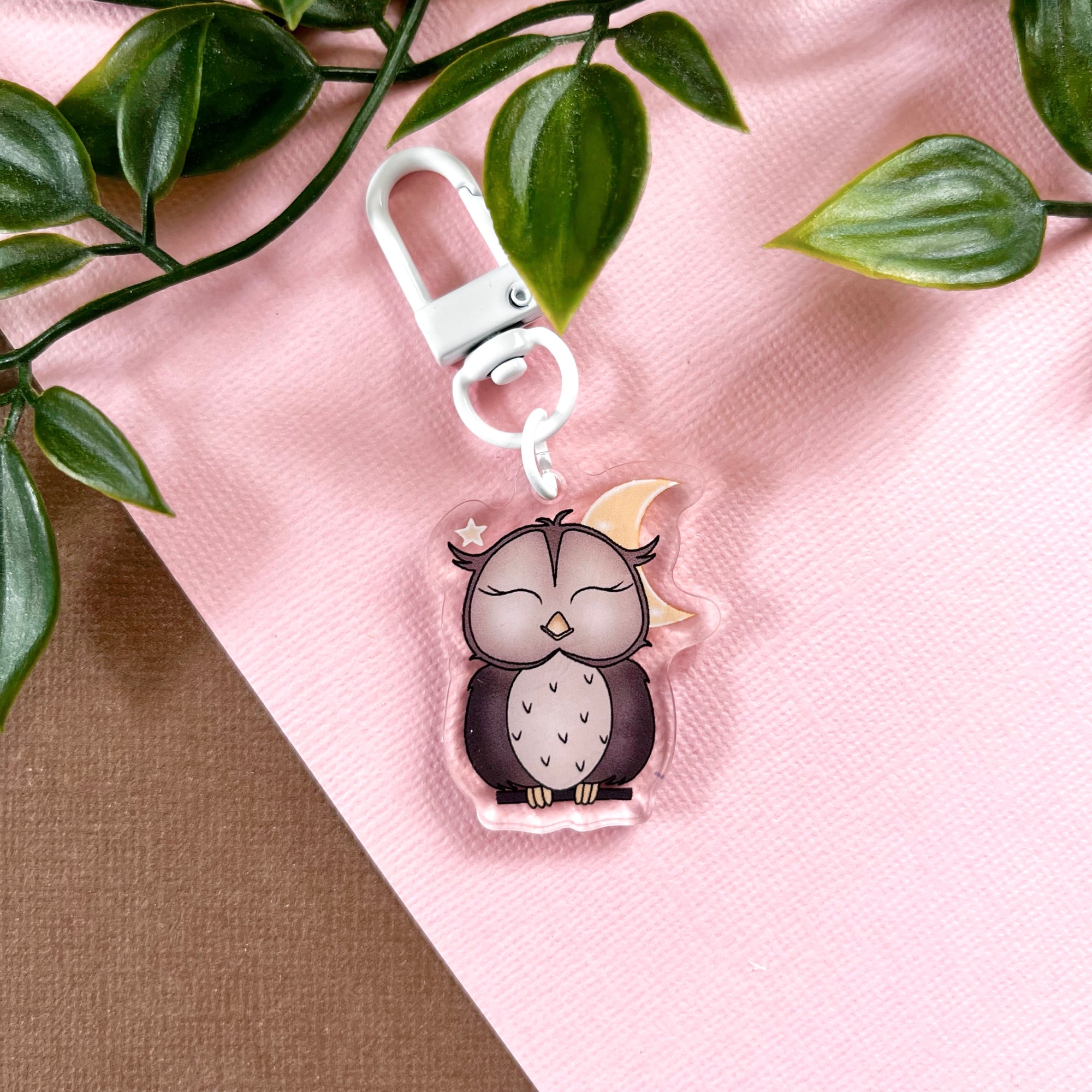 Owl Acrylic Keychain