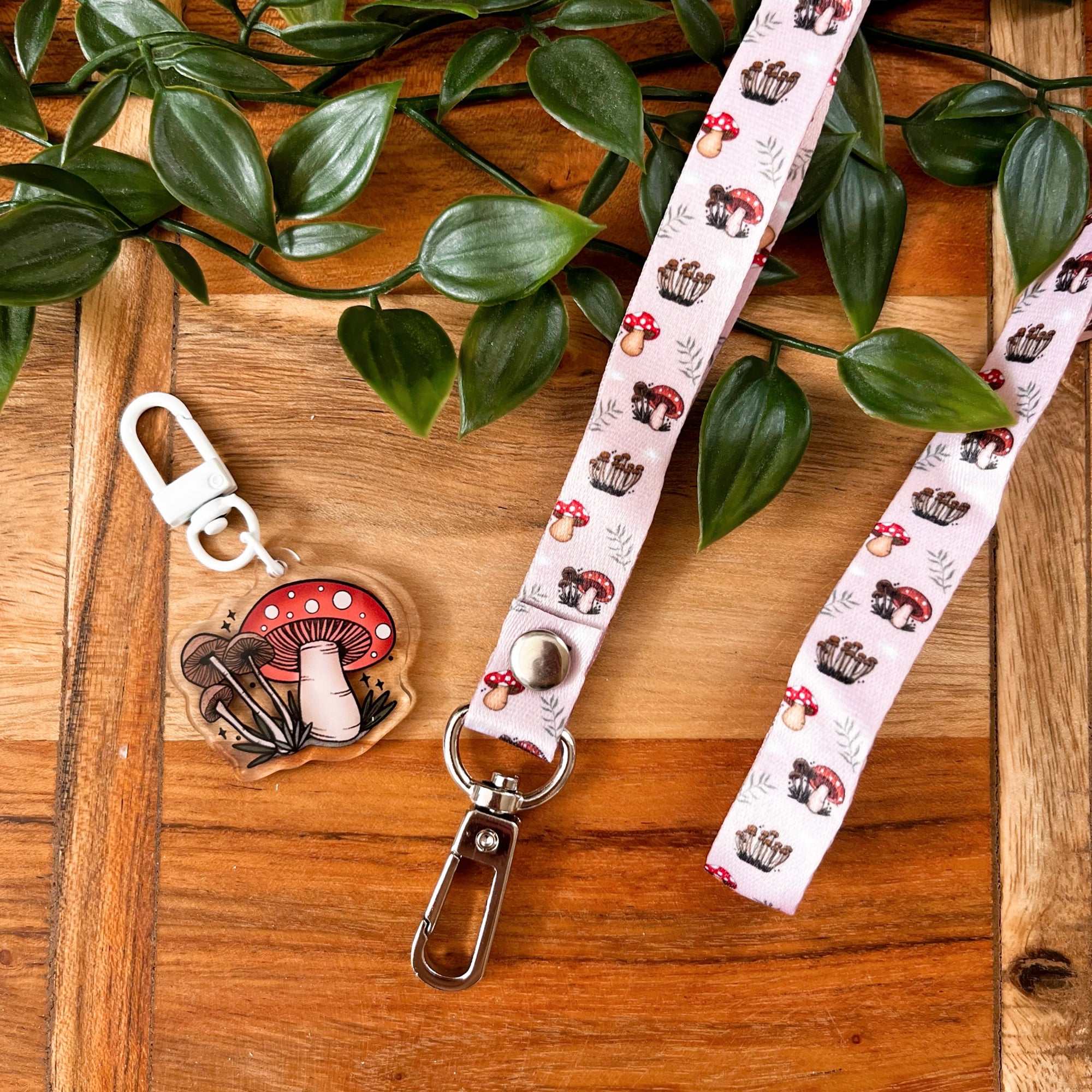 Mushroom Lanyard