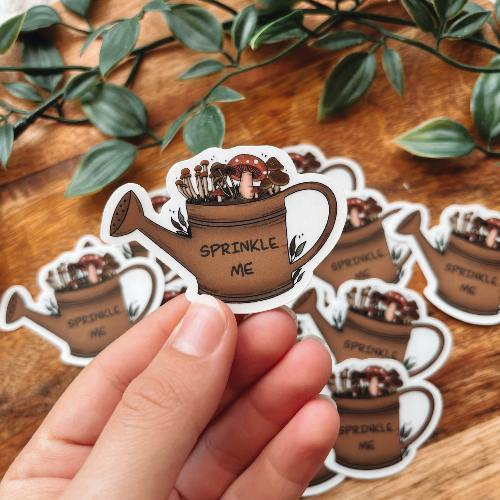 Mushroom Can Sticker