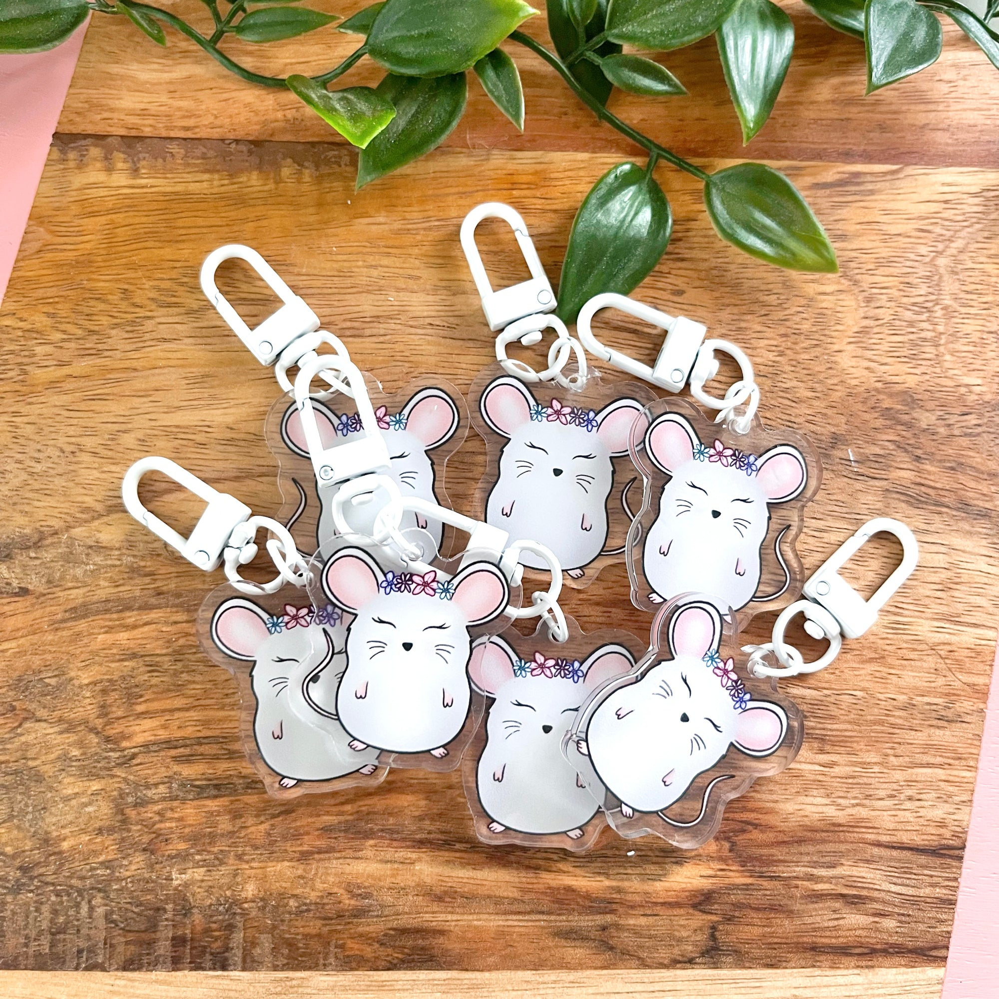 Mouse Acrylic Keychain