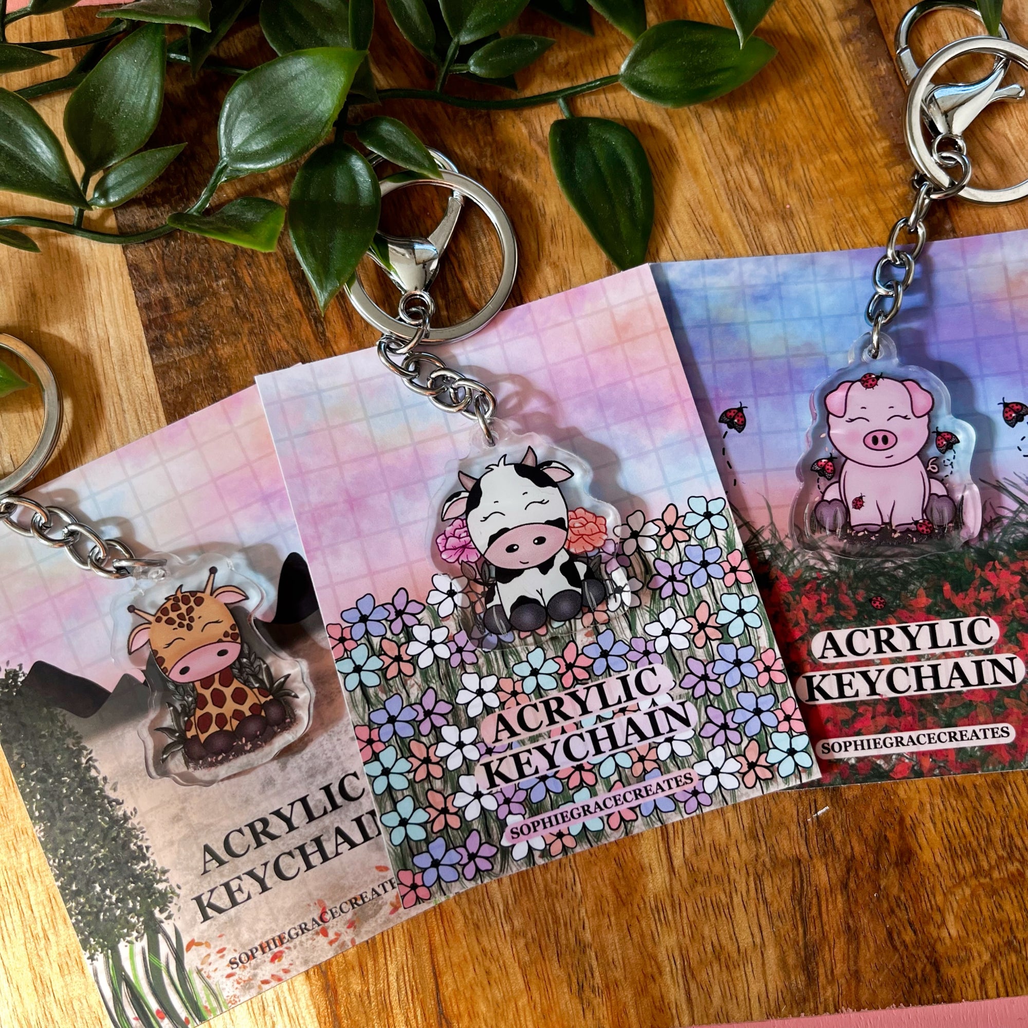 Animal Keychain Collection