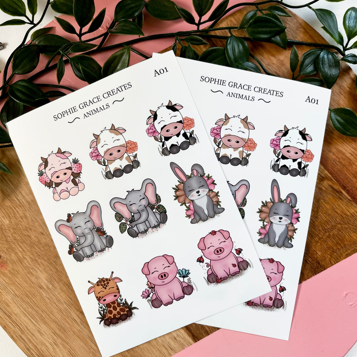 Sticker Reference Sheet Planner Sticker Sheets – Sophie Grace Creates