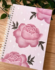 Pink Peony A5 Notebook