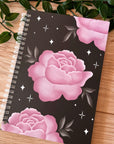 Midnight Pink Peony A5 Notebook