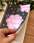 Midnight Pink Peony A5 Notebook