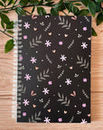 SGC Collection Black Floral A5 Notebook