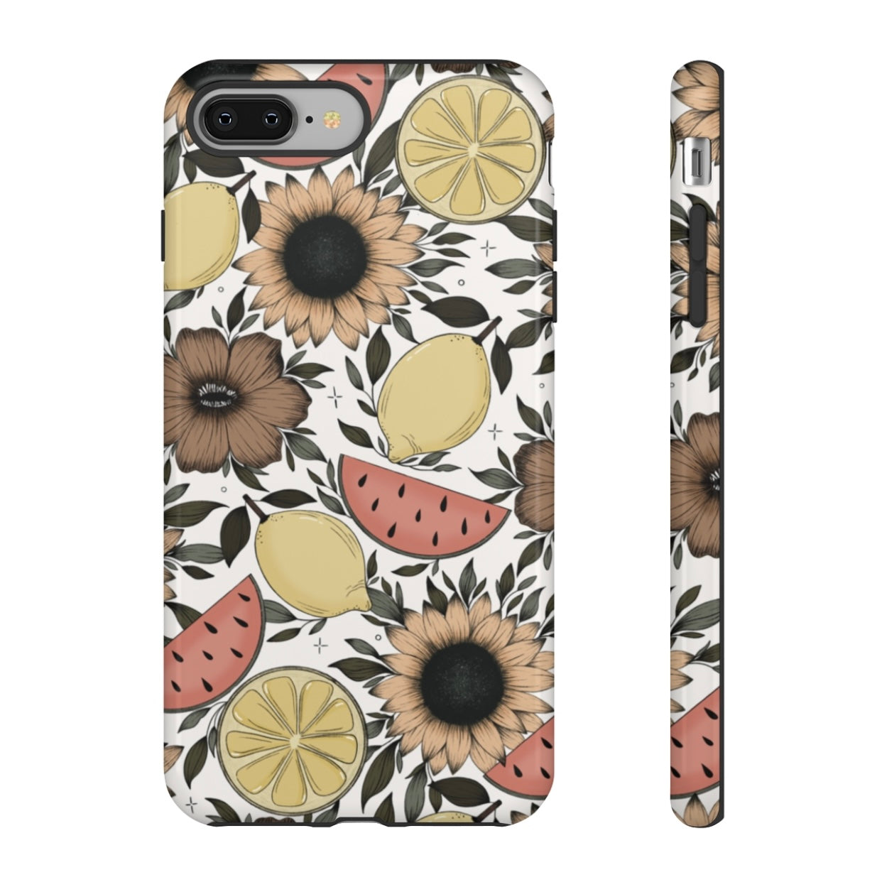 Fruity Sunflower Phone Case (White or Pink)