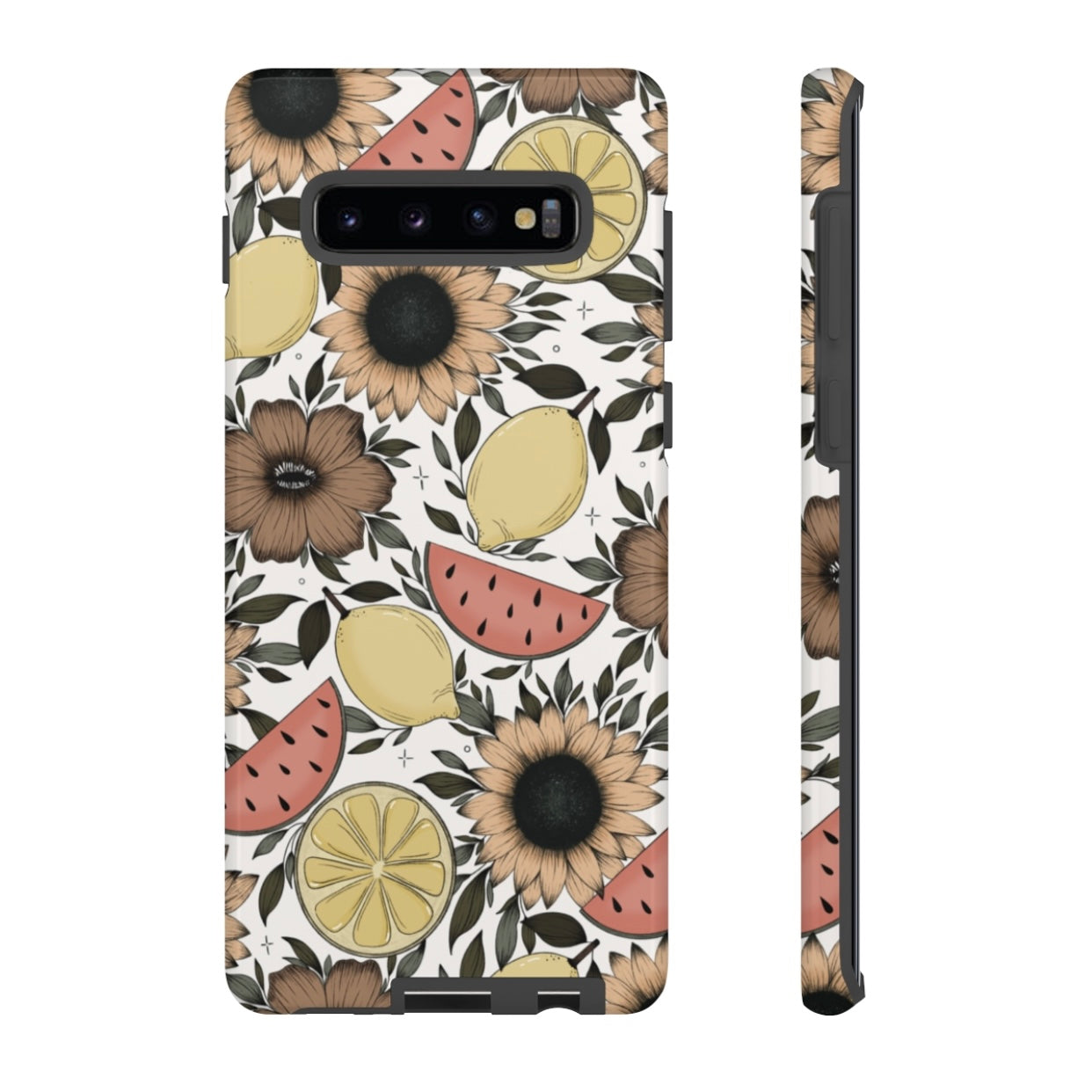 Fruity Sunflower Phone Case (White or Pink)