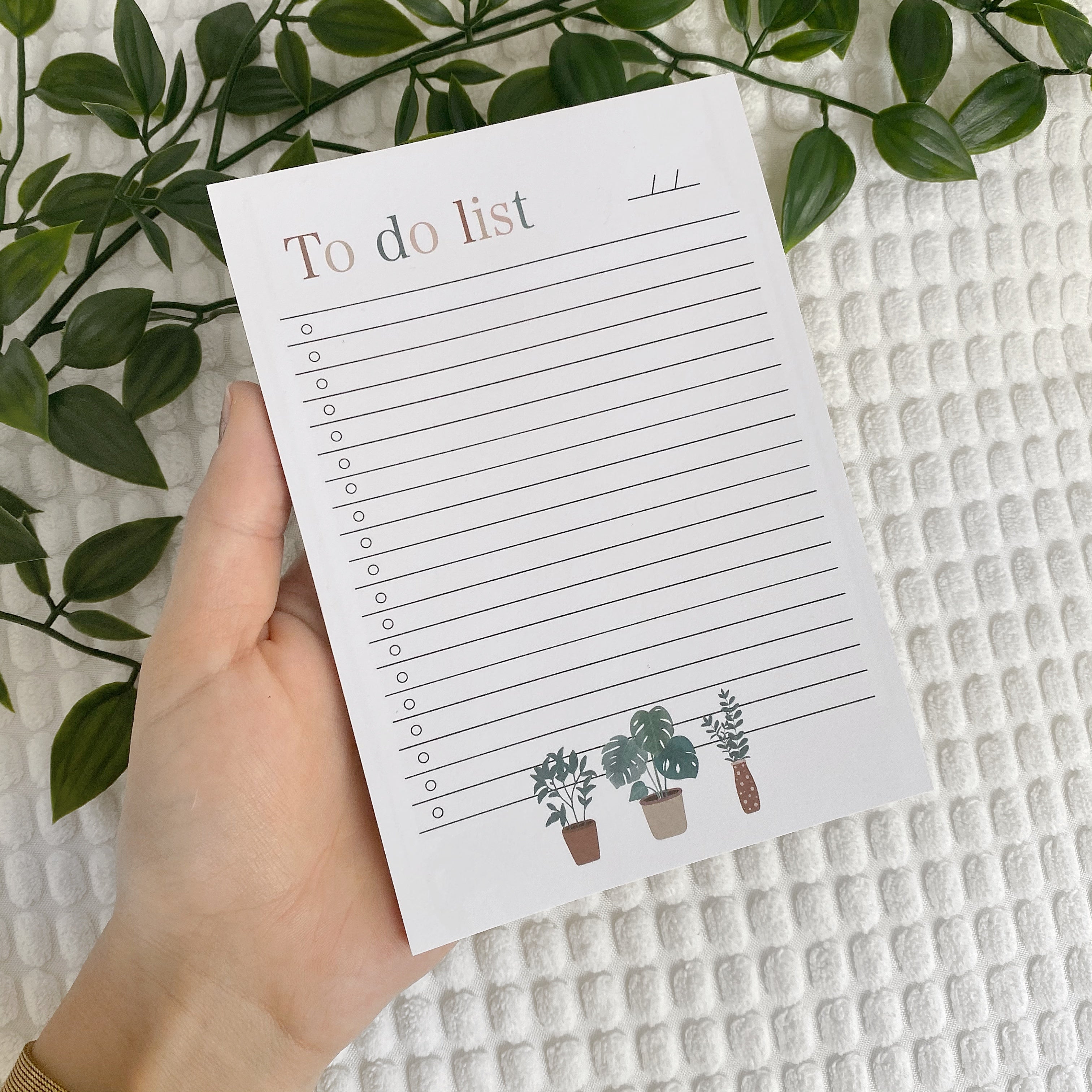 To Do List Notepad A6