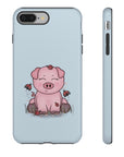 Blue Lady Bug Pig Phone Case