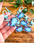 Blue Whale Acrylic Keychain