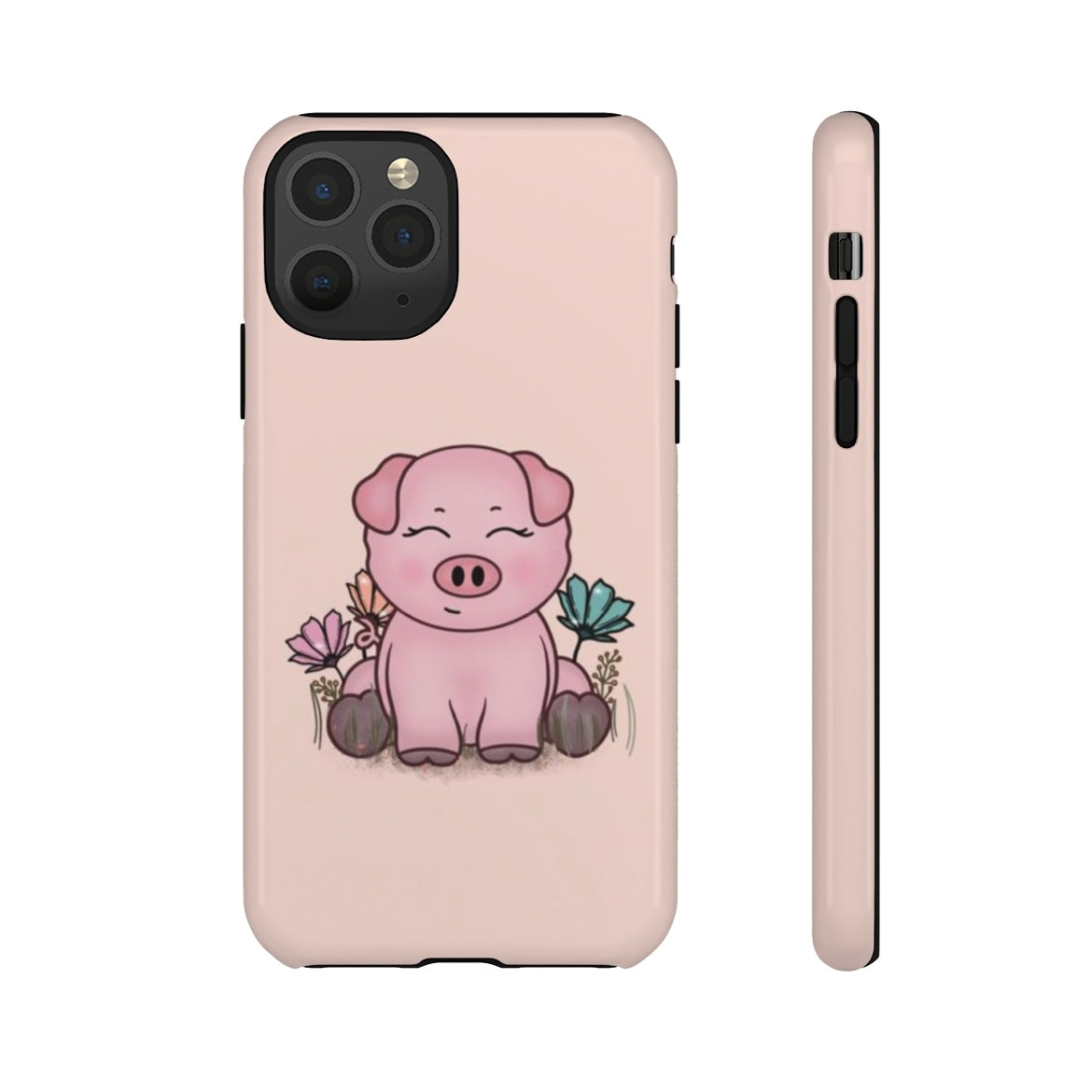 Floral Pig Phone Case