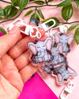 Elephant Acrylic Keychain