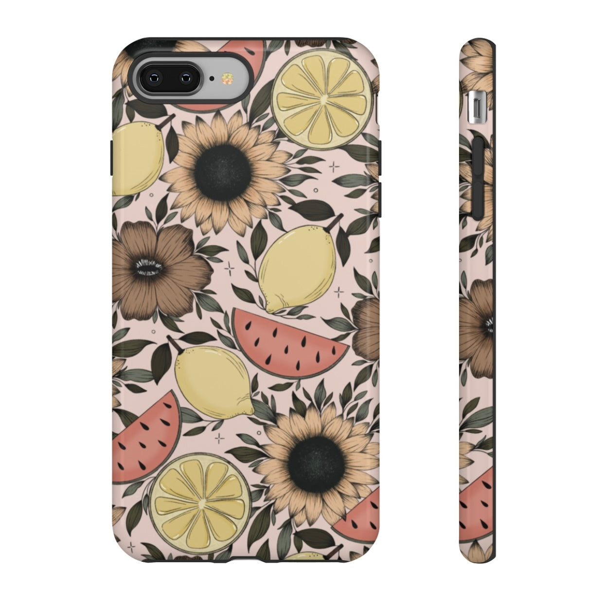 Fruity Sunflower Phone Case (White or Pink)