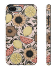 Fruity Sunflower Phone Case (White or Pink)