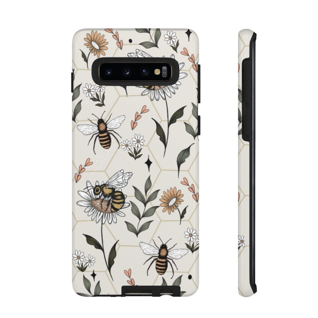 Bee Phone Case (Pink, White or Brown)