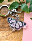 Holographic Butterfly Keychain