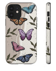 Butterfly Phone Case (Tan or Dark Green)