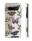 Butterfly Phone Case (Tan or Dark Green)