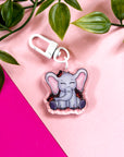 Elephant Acrylic Keychain