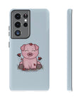 Blue Lady Bug Pig Phone Case