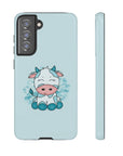 Blue Cloud Cow Phone Case