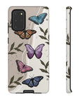 Butterfly Phone Case (Tan or Dark Green)