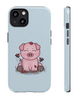 Blue Lady Bug Pig Phone Case