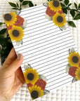 Sunflower Notepad A5