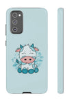 Blue Cloud Cow Phone Case