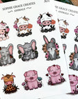Animals Sticker Sheet 01