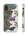 Butterfly Phone Case (Tan or Dark Green)