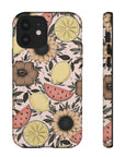 Fruity Sunflower Phone Case (White or Pink)