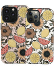 Fruity Sunflower Phone Case (White or Pink)