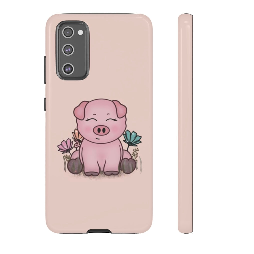 Floral Pig Phone Case