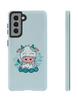 Blue Cloud Cow Phone Case