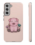 Floral Pig Phone Case