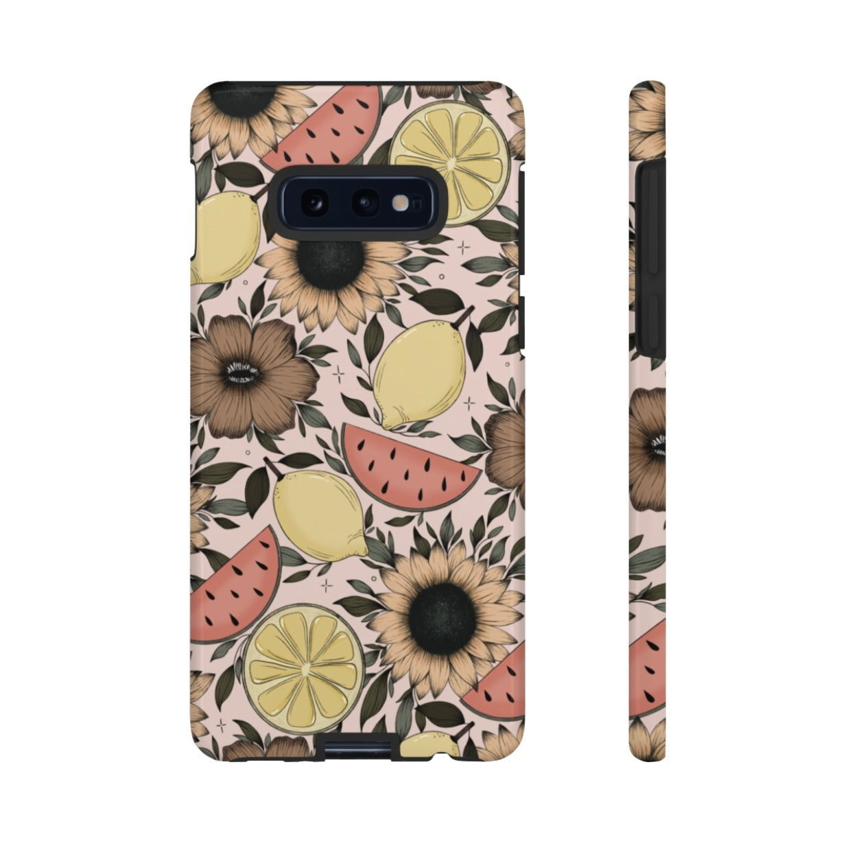 Fruity Sunflower Phone Case (White or Pink)