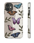 Butterfly Phone Case (Tan or Dark Green)